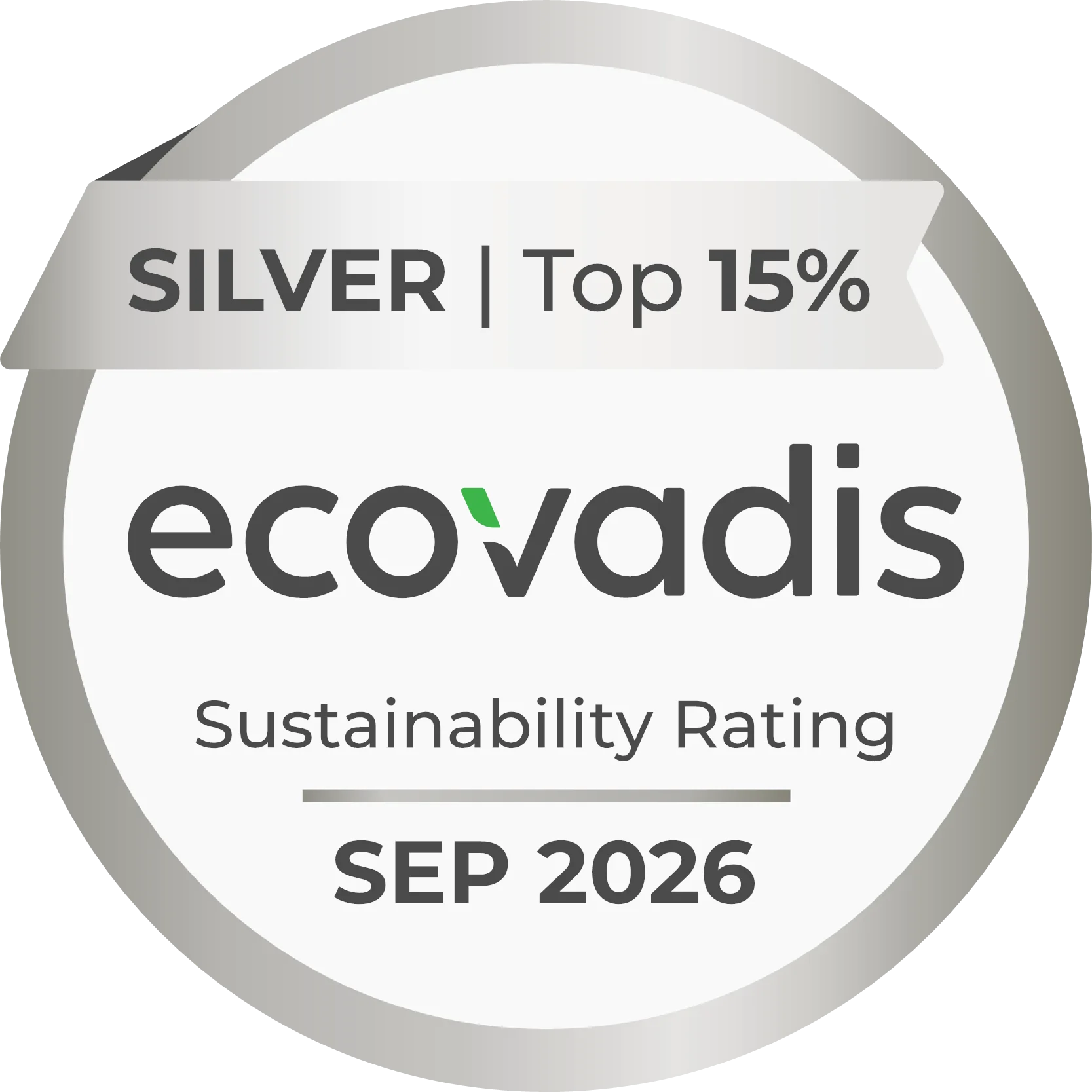 Médaille d’argent EcoVadis sept. 2026 – ALP GIEG